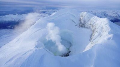 A volcano near Alaska’s largest city is showing new signs