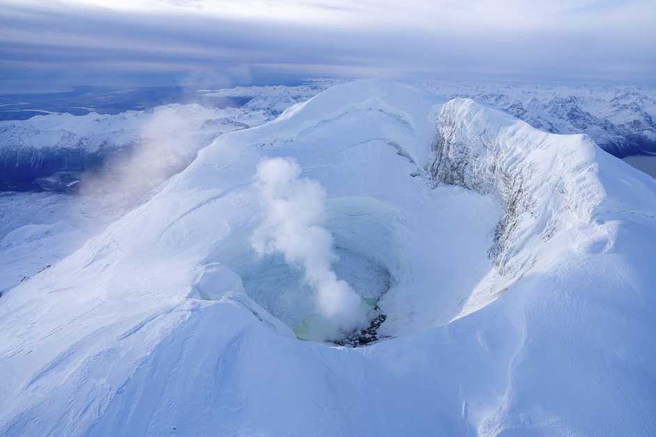 A volcano near Alaska’s largest city is showing new signs