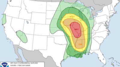 Intense storms with winds gusting up to 90 mph and