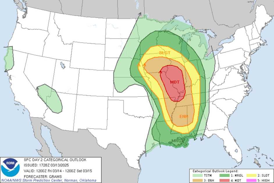 Intense storms with winds gusting up to 90 mph and