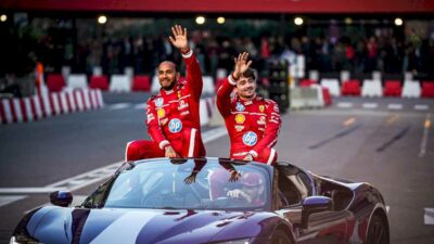 Formula 1 cars hit the track Friday for the first