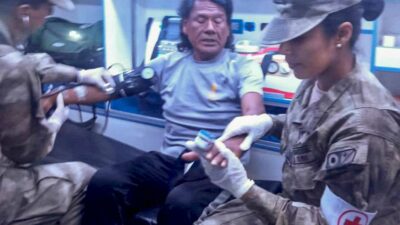 Maximo Napa, a Peruvian fisherman who spent 95 days lost