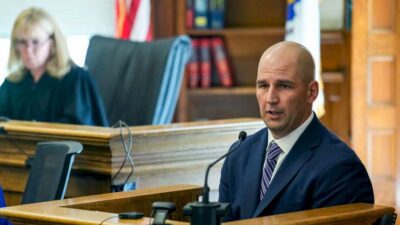 The Massachusetts State Police investigator who was suspended over allegations