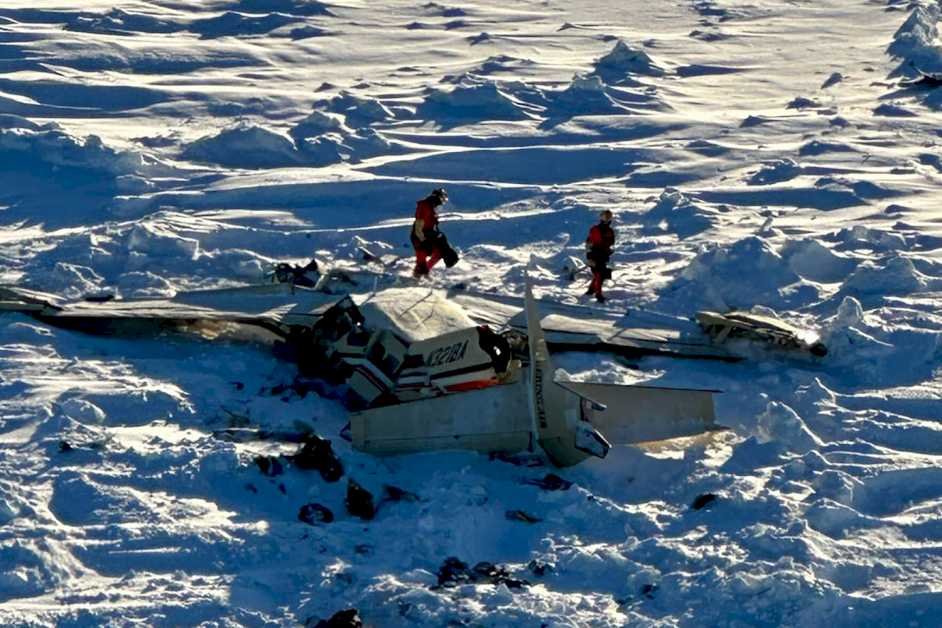 A Cessna plane that crashed while flying to Nome, Alaska,