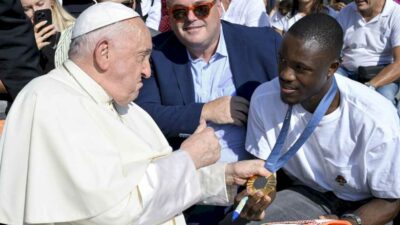 Pope Francis is set to make his first appearance in