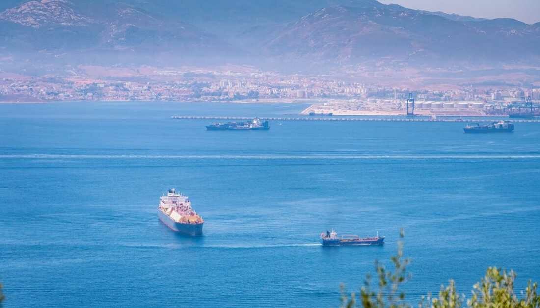 Safety fears have erupted in Gibraltar after two giant ships