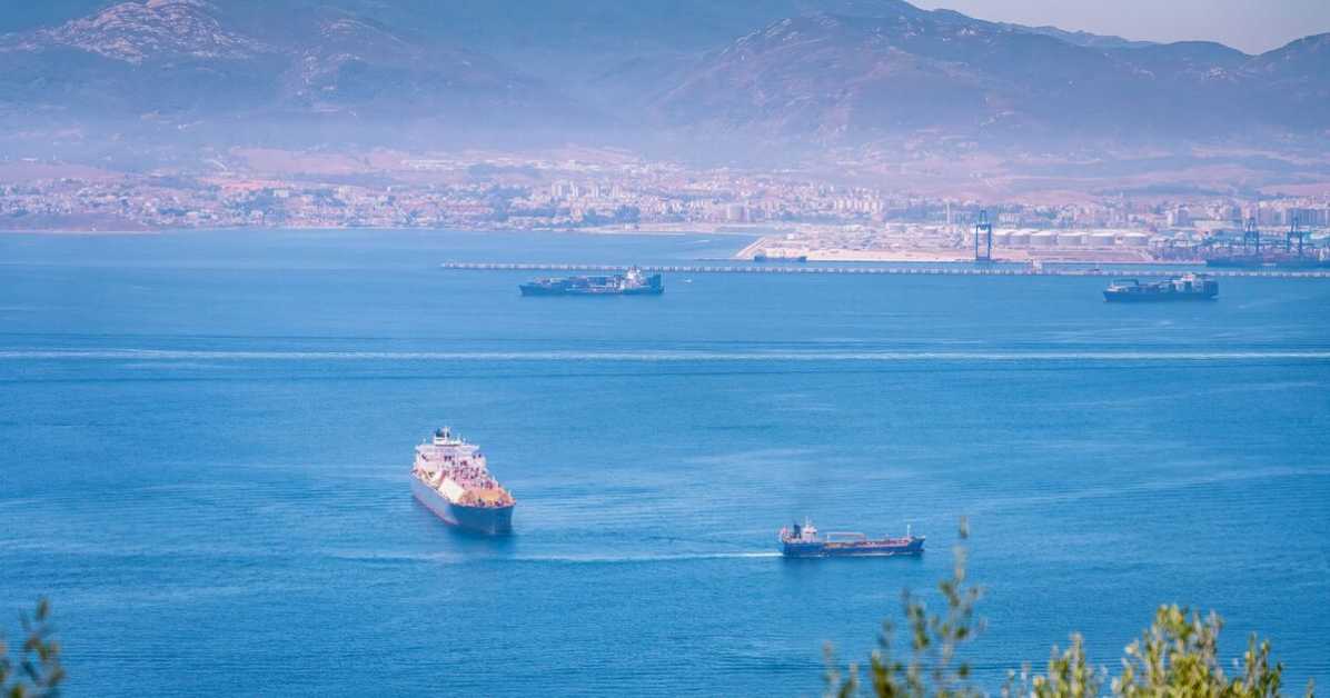 Safety fears have erupted in Gibraltar after two giant ships