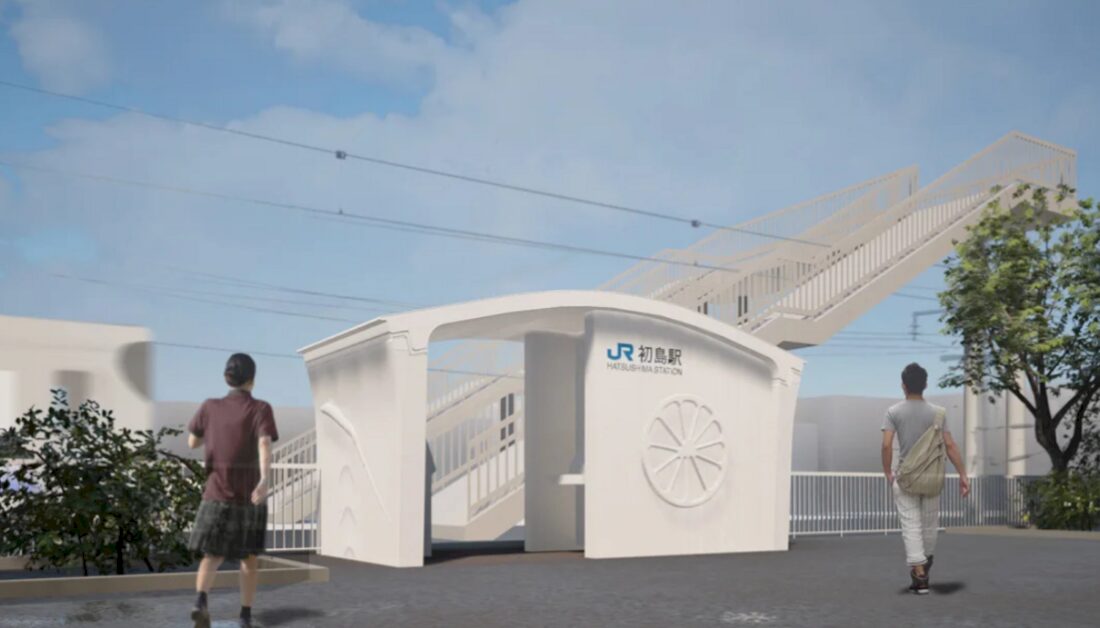 Japan will soon open the world’s first 3D-printed train station,