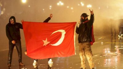 Tens of thousands took to the streets across Turkey on