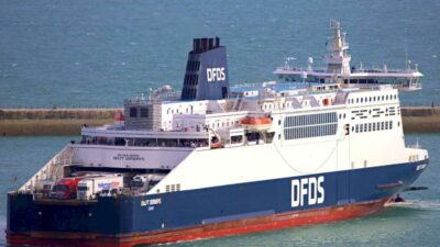 A thrice-weekly ferry service across the North Sea could carry