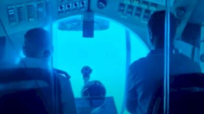 The Sindbad submarine, which sank in the Red Sea on