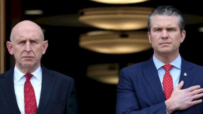 The Defence Secretary says “America is not stepping away” from