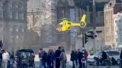 Five people have been injured after a mass stabbing in