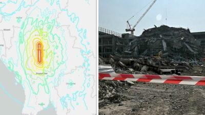 The horrifying 8.2-magnitude earthquake that struck Myanmar on Friday morning