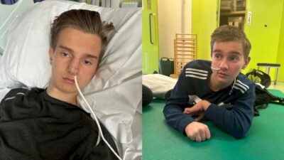 The stepdad of a teenage boy who sustained severe brain