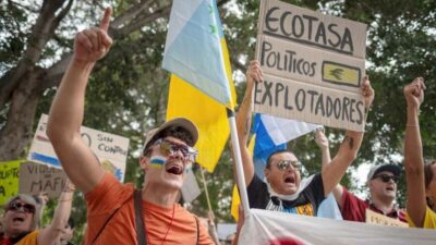 Tenerife is said to be “still buzzing” in an apparent