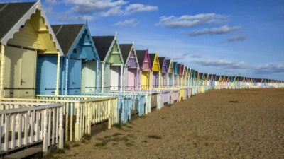 The sun has started to shine again as we approach