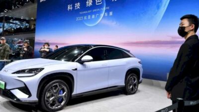 Sales of Chinese electric vehicles in Europe have hit their