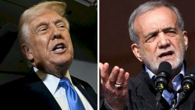 Donald Trump has been snubbed by Iran after pushing for