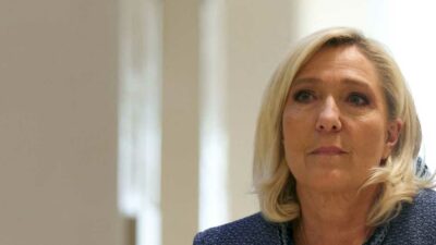 A French court found Marine Le Pen guilty in an