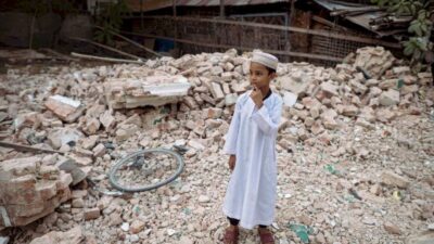 Myanmar was left devastated after a 7.7-magnitude earthquake, one of