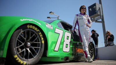 Katherine Legge, a British racing driver, has recently made history